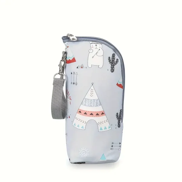 Cute Animal Print Insulated Bottle Bag