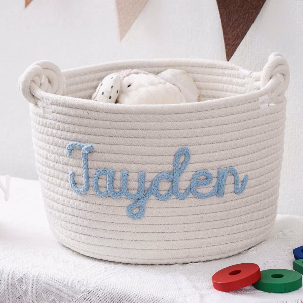 Personalized Handmade Basket