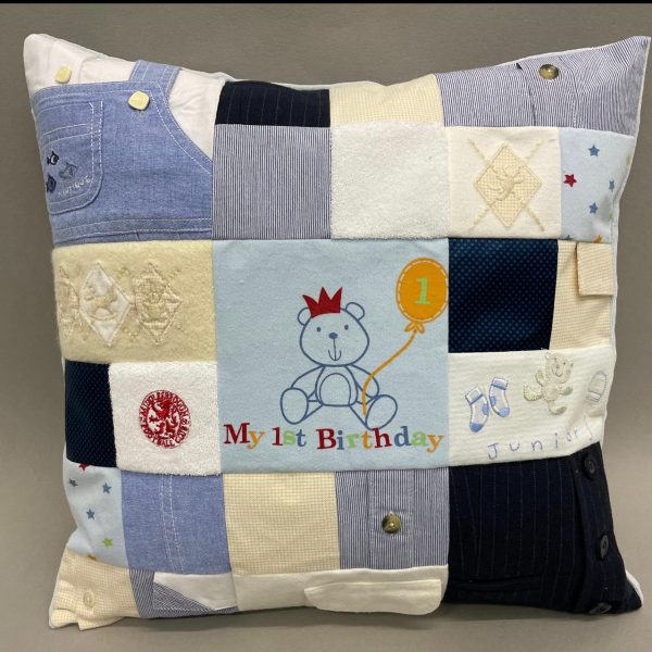 Memory Keepsake Pillow – Ergonomic Support for Neck and Head, Contoured Design for Comfortable Sleep Ideal for Home, Travel, or Gift Use