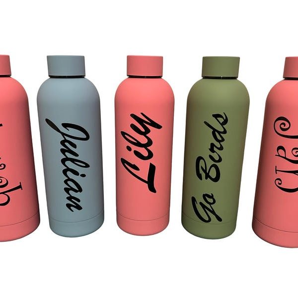 Personalized Stainless Steel Water Bottle – Custom Name Insulated Thermo, Double-Wall Vacuum Flask for Hot & Cold Drinks, Durable Travel & Sports Bottle