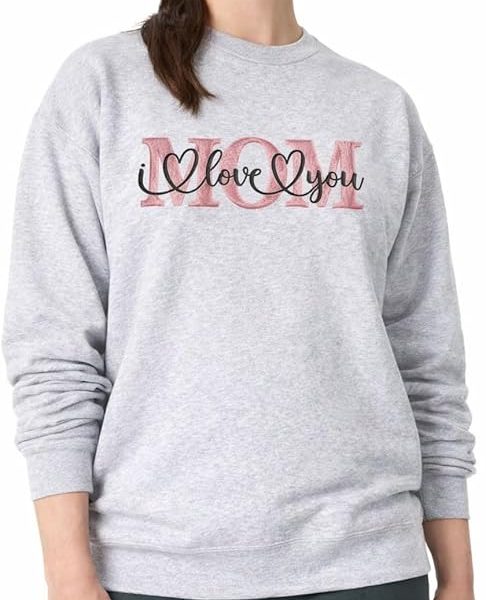 Women’s Casual Sweatshirt - Soft Cotton Blend Crewneck Pullover - Relaxed Fit & Comfortable - Ideal for Everyday Wear