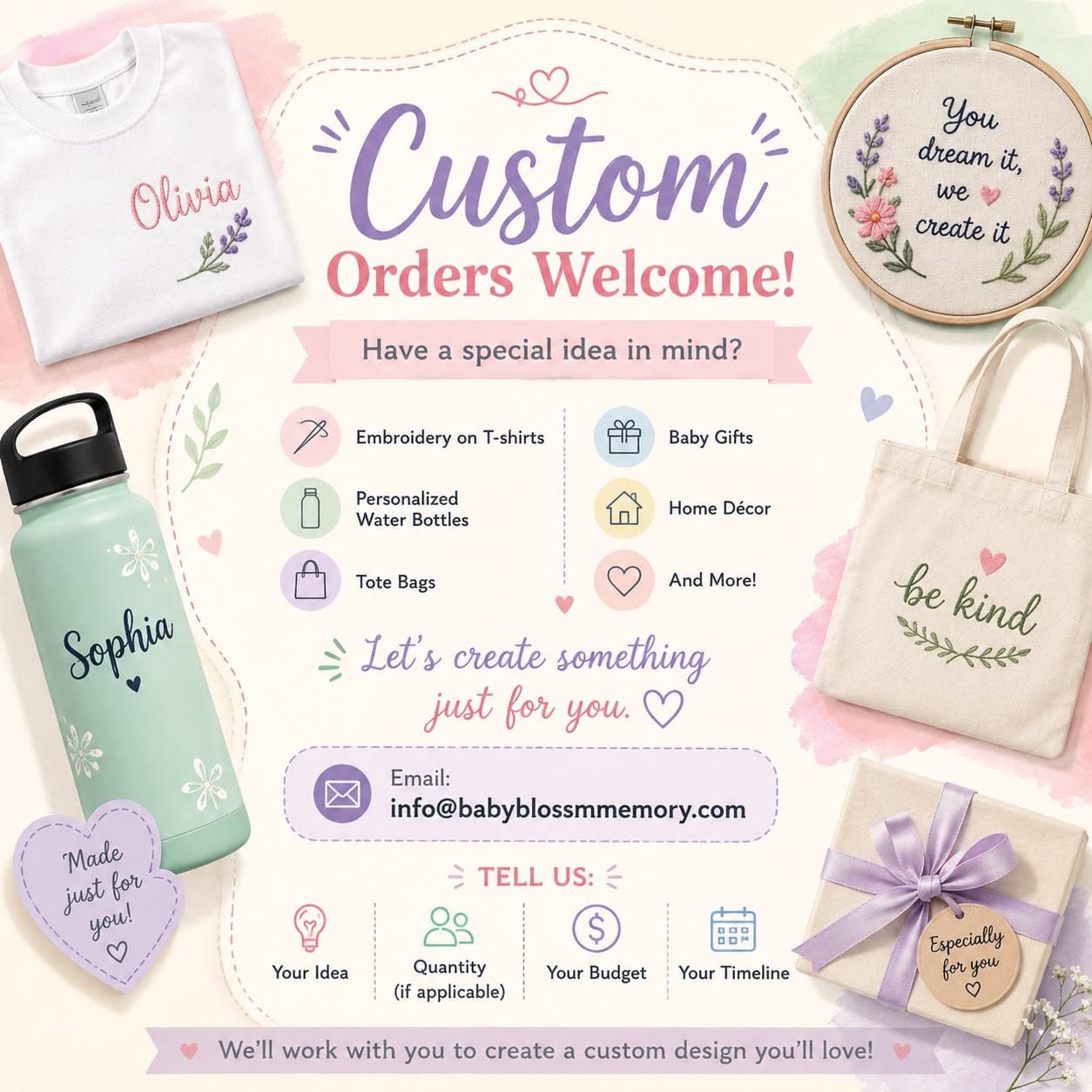 Personalized Custom Order