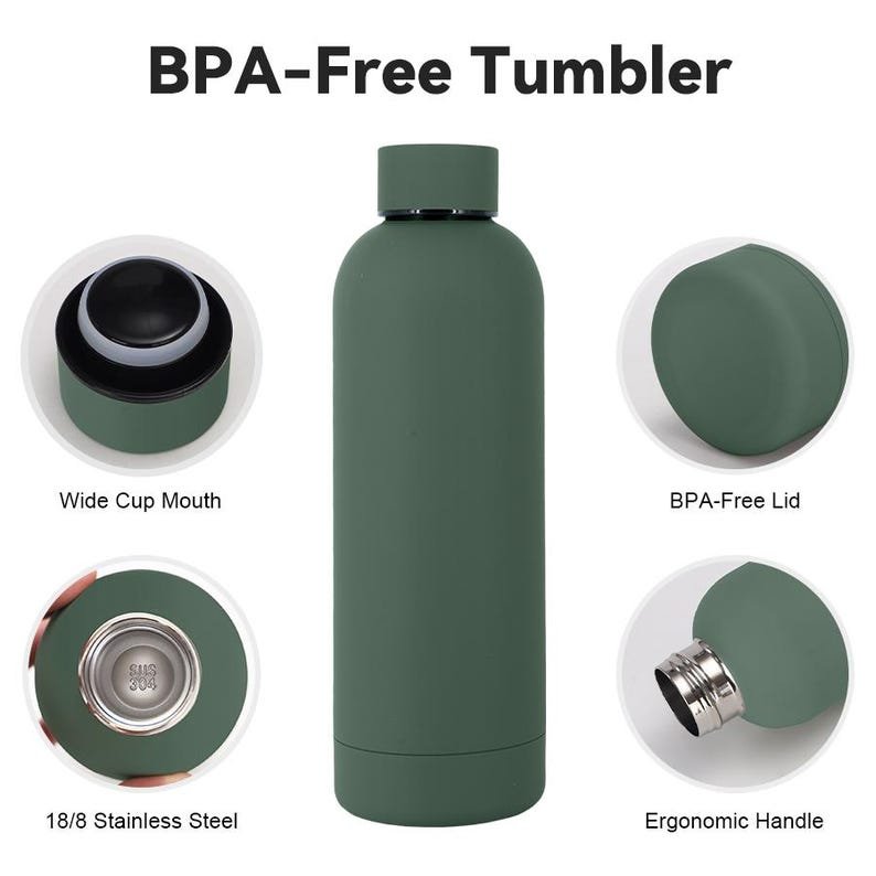 Personalized Stainless Steel Water Bottle – Custom Name Insulated Thermo, Double-Wall Vacuum Flask for Hot & Cold Drinks, Durable Travel & Sports Bottle - Image 4