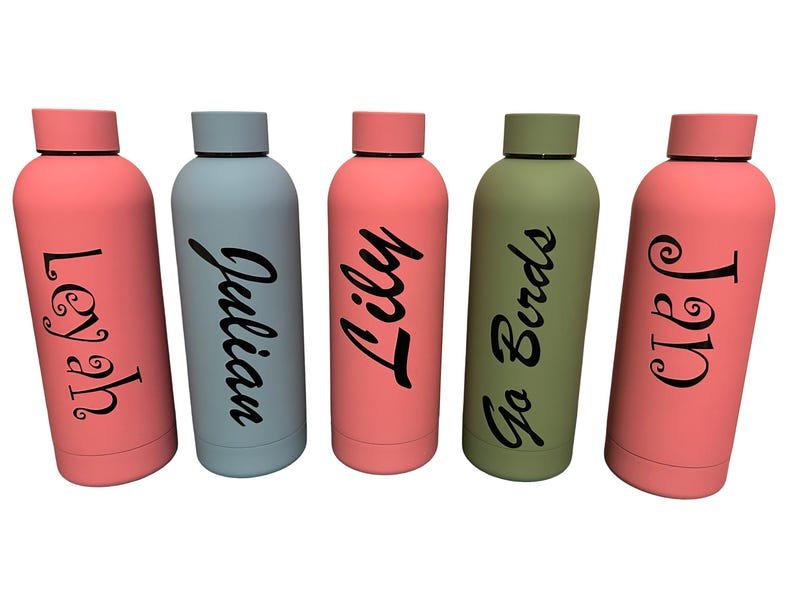 Personalized Stainless Steel Water Bottle – Custom Name Insulated Thermo, Double-Wall Vacuum Flask for Hot & Cold Drinks, Durable Travel & Sports Bottle